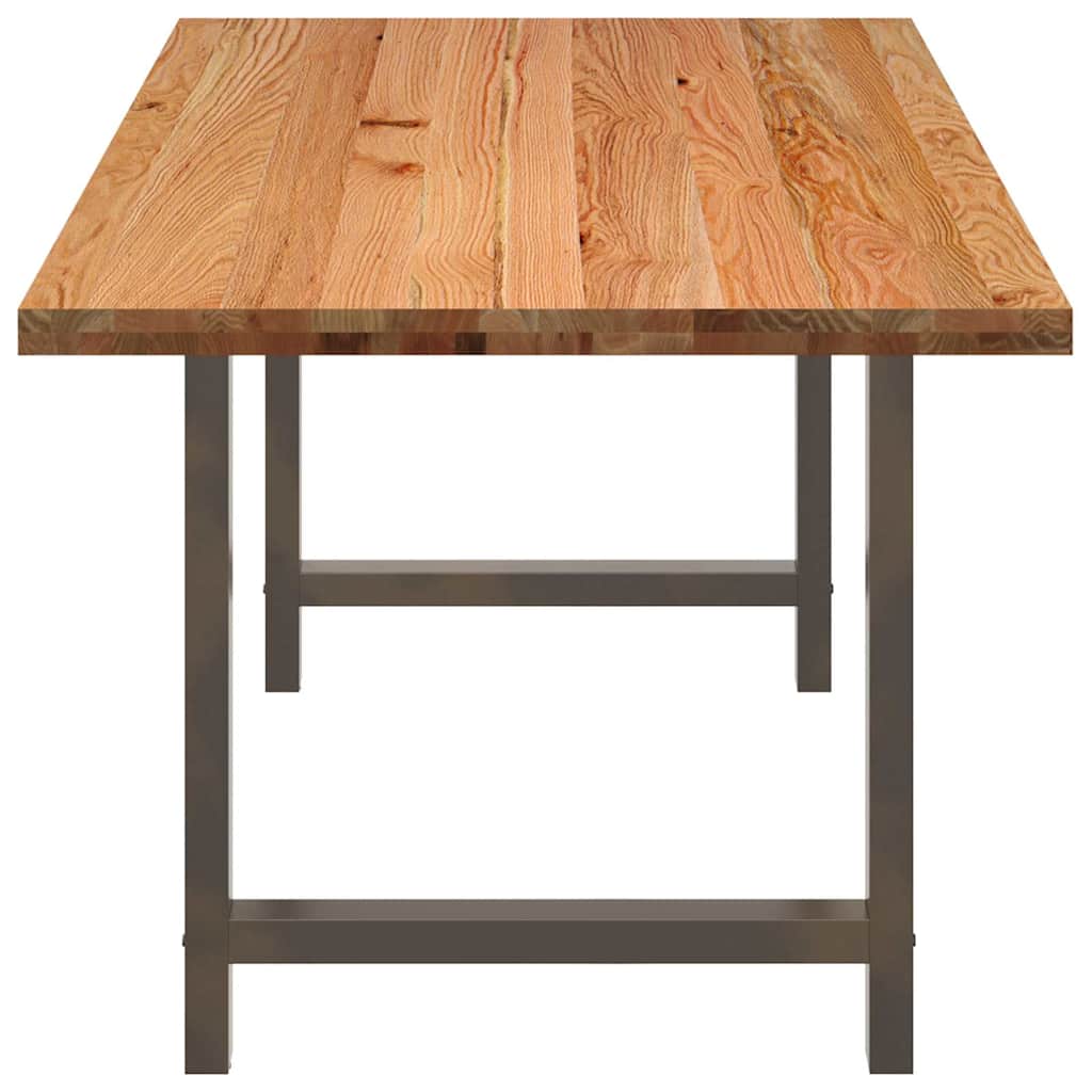 Table en Bois de Chêne Massif pour 6 à 8 Personnes-La-Fabrique-Industrielle