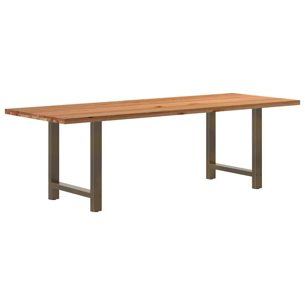 Table en Bois de Chêne Massif pour 6 à 8 Personnes-La-Fabrique-Industrielle