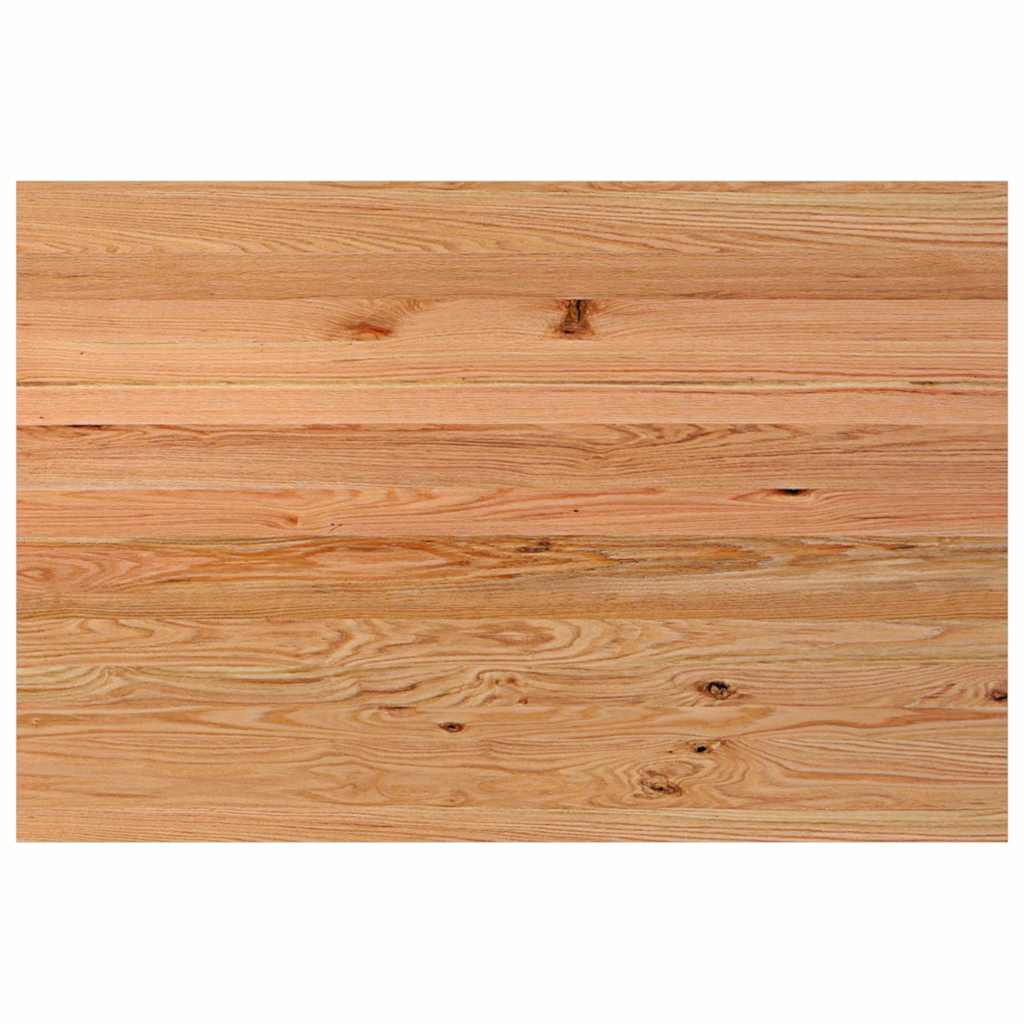 Table en Bois de Chêne Massif sur Tréteaux-La-Fabrique-Industrielle
