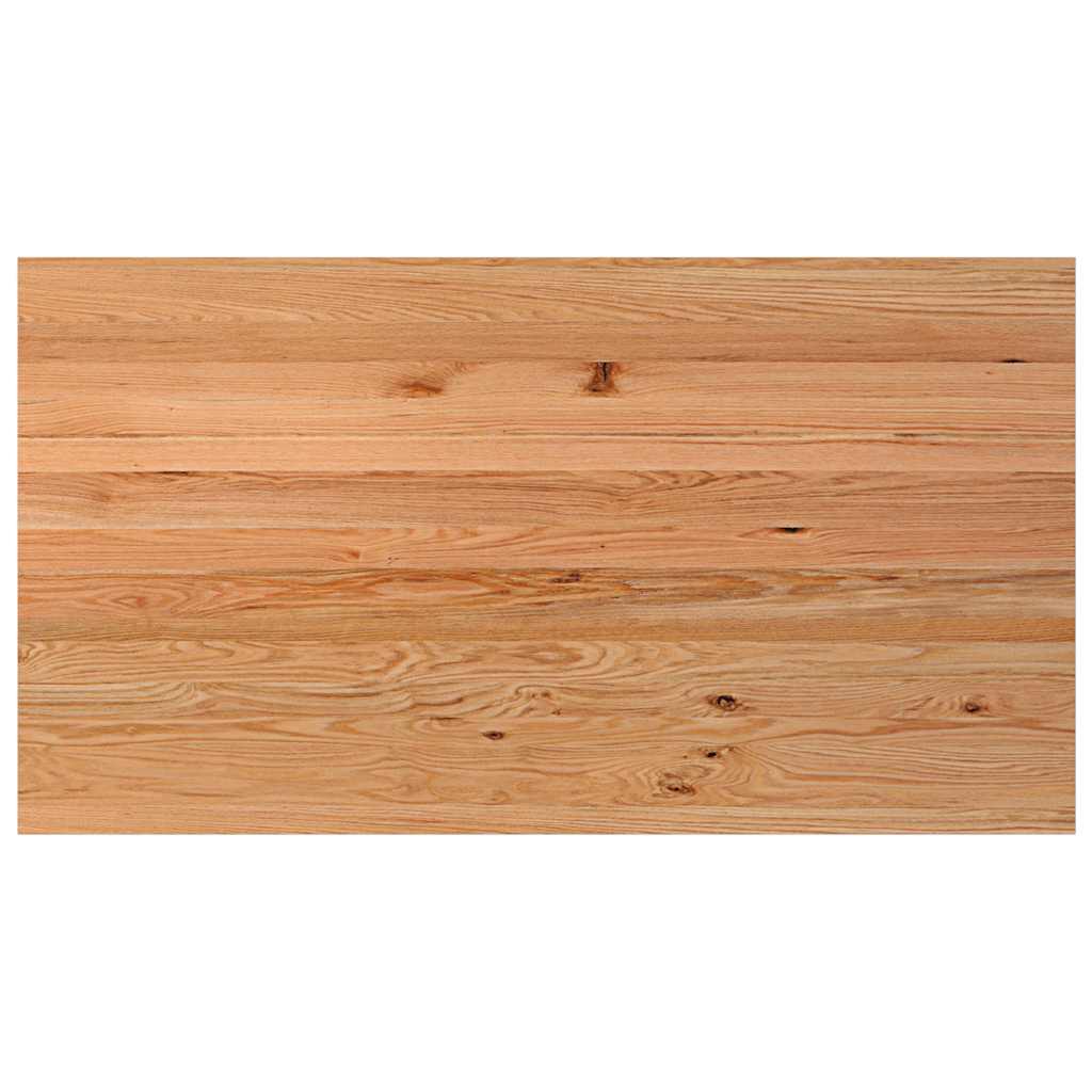 Table en Bois de Chêne et Fer pour Salle à Manger-La-Fabrique-Industrielle
