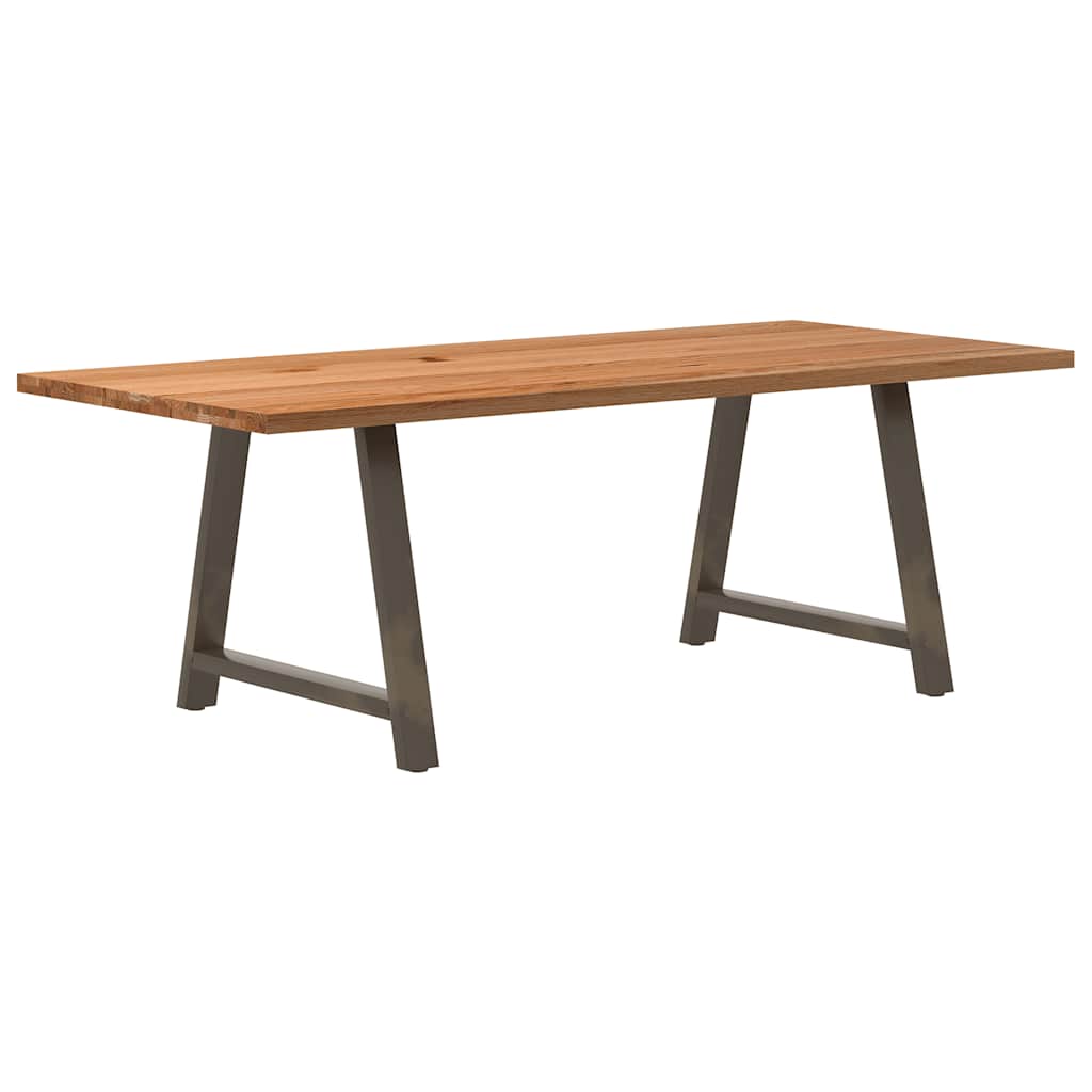 Table en Bois de Chêne et Métal Indus-100 cm-220 cm-1-La-Fabrique-Industrielle