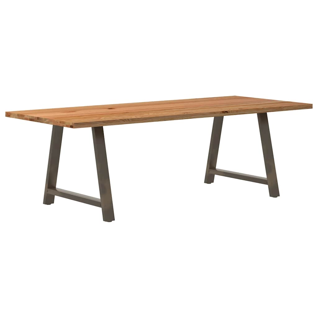 Table en Bois de Chêne et Métal Indus-100 cm-240 cm-1-La-Fabrique-Industrielle