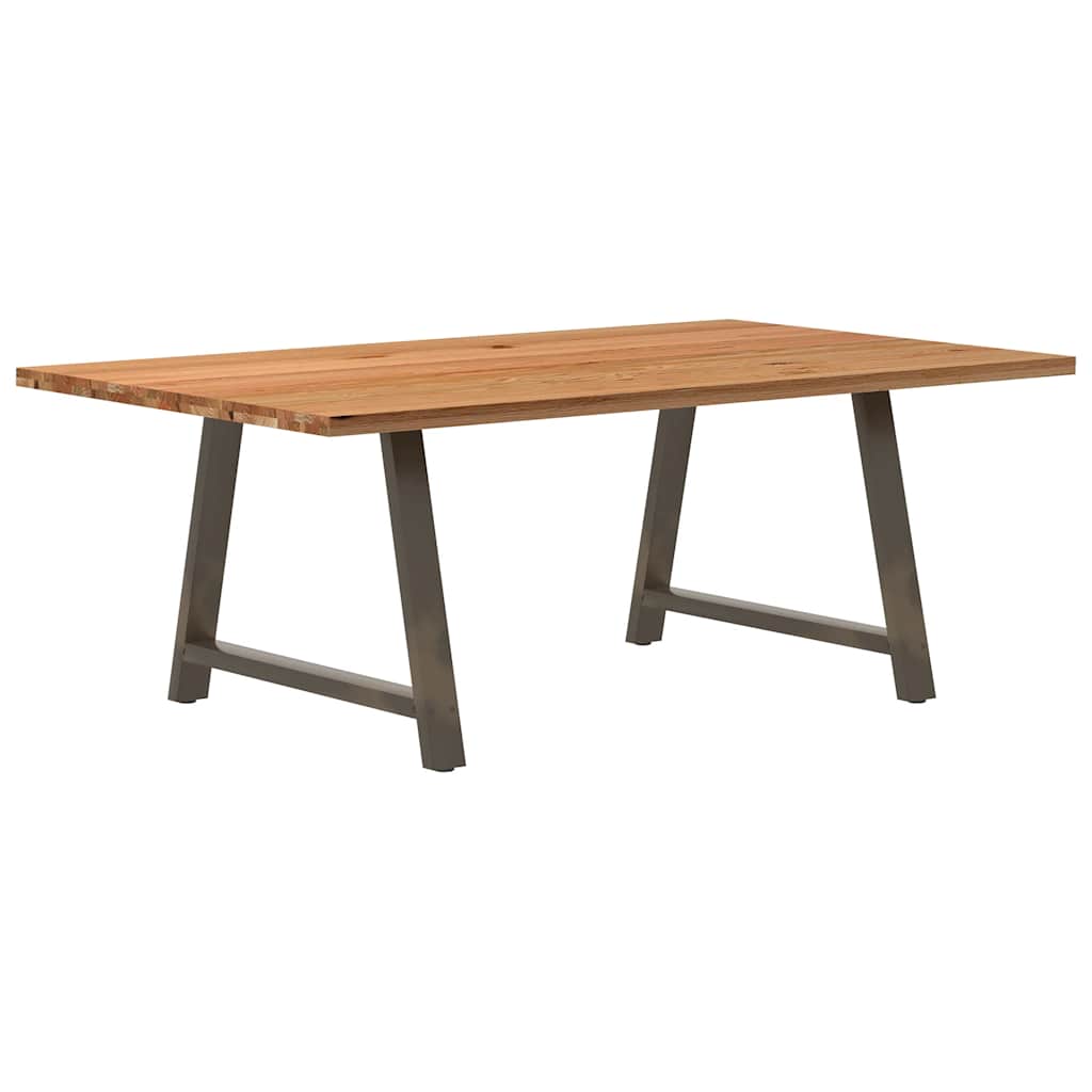 Table en Bois de Chêne et Métal Indus-120 cm-200 cm-1-La-Fabrique-Industrielle