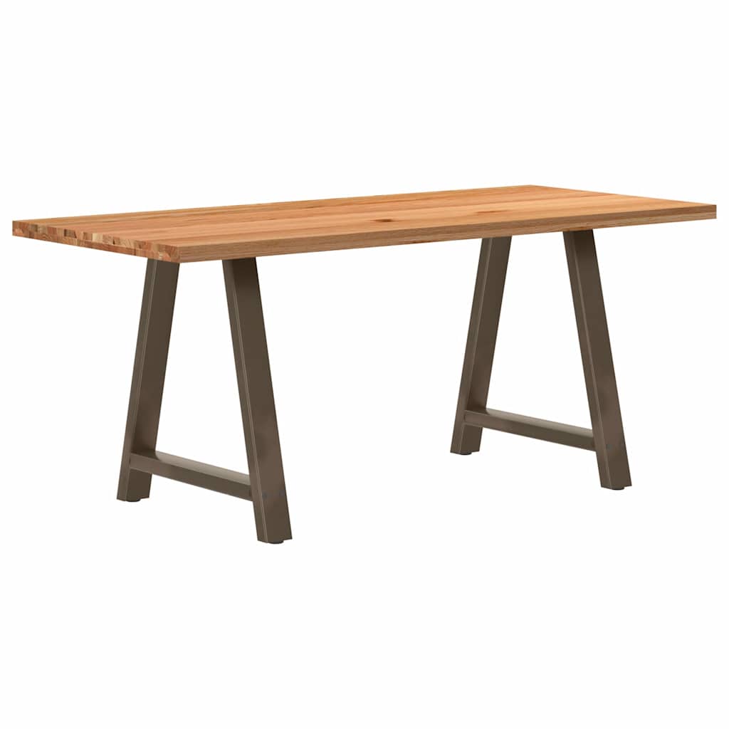 Table en Bois de Chêne et Métal Indus-80 cm-180 cm-1-La-Fabrique-Industrielle