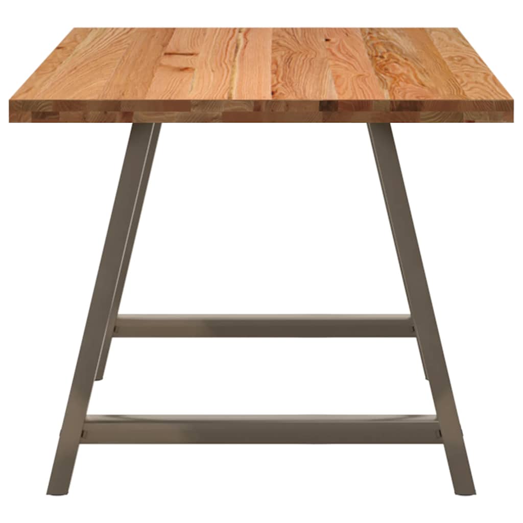 Table en Bois de Chêne et Métal Indus-La-Fabrique-Industrielle