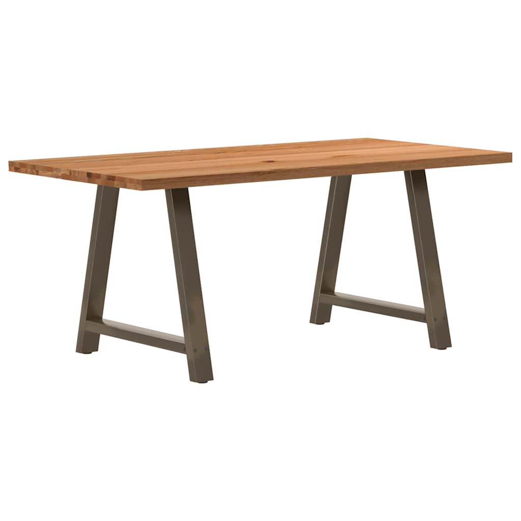 Table en Bois de Chêne et Métal Indus-La-Fabrique-Industrielle