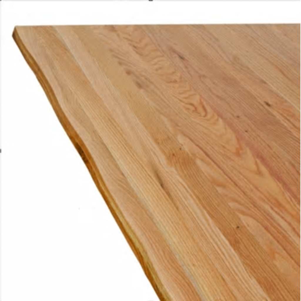 Table en Bois de Chêne et Métal au Style Industriel-La-Fabrique-Industrielle