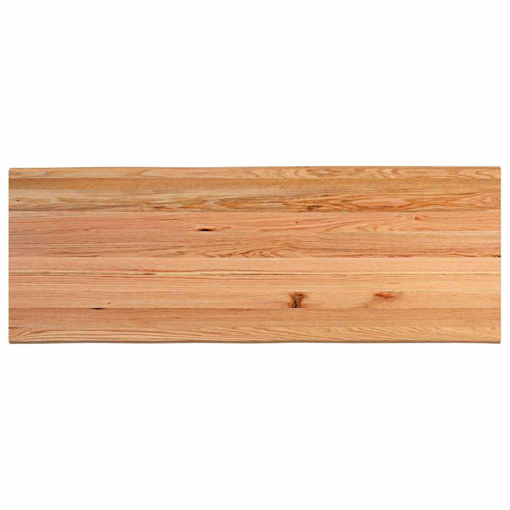 Table en Bois de Chêne et Métal au Style Industriel-La-Fabrique-Industrielle