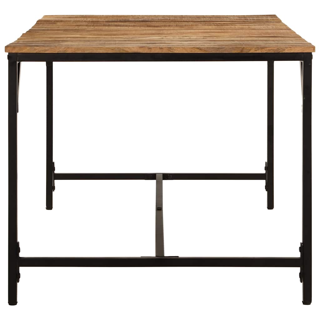 Table en Bois de Manguier Brut & Massif et Fer-La-Fabrique-Industrielle