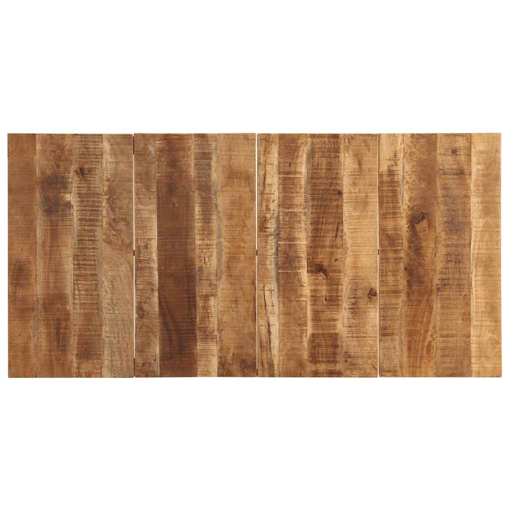 Table en Bois de Manguier Brut & Massif et Fer-La-Fabrique-Industrielle