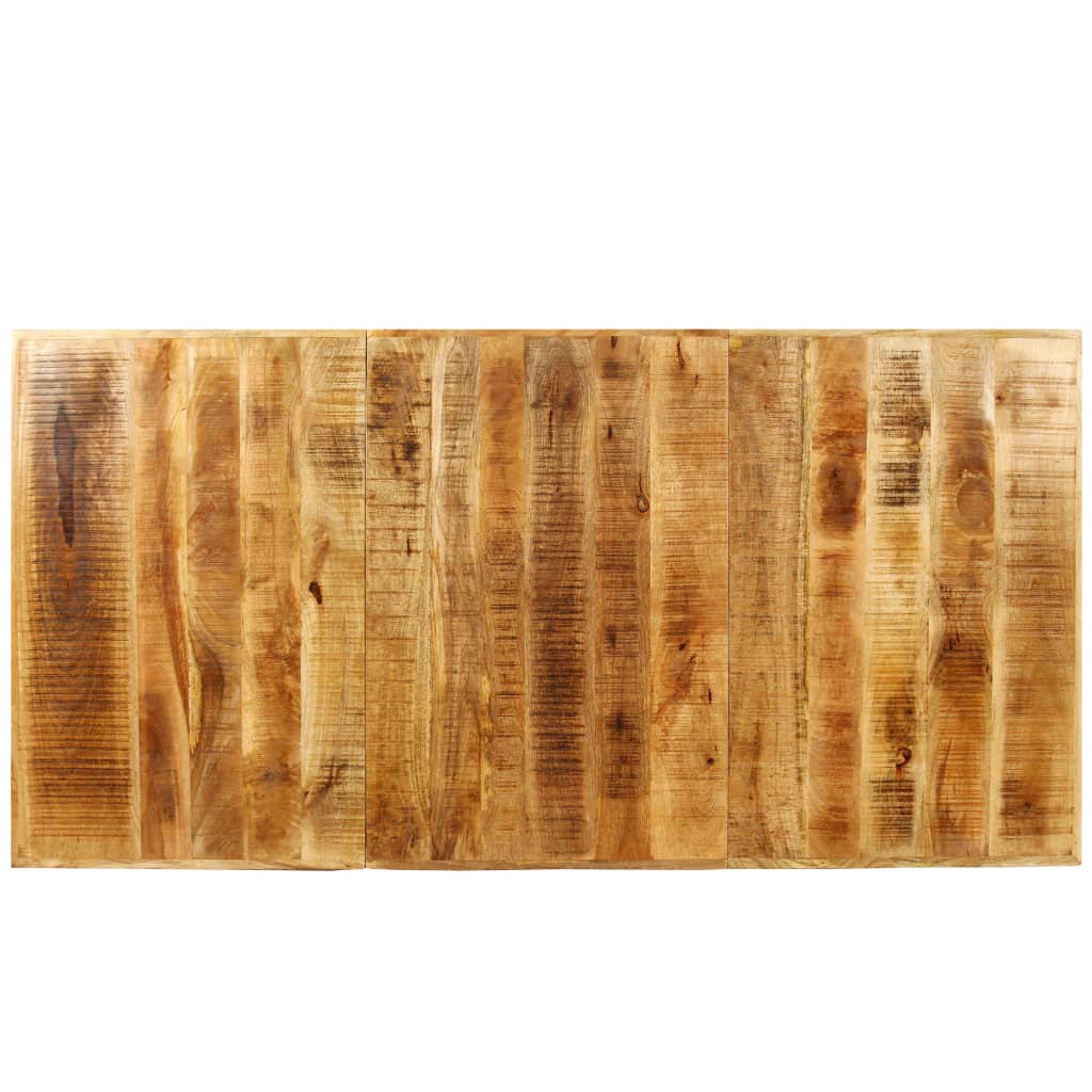 Table en Bois de Manguier et Pieds en Métal Design-La-Fabrique-Industrielle