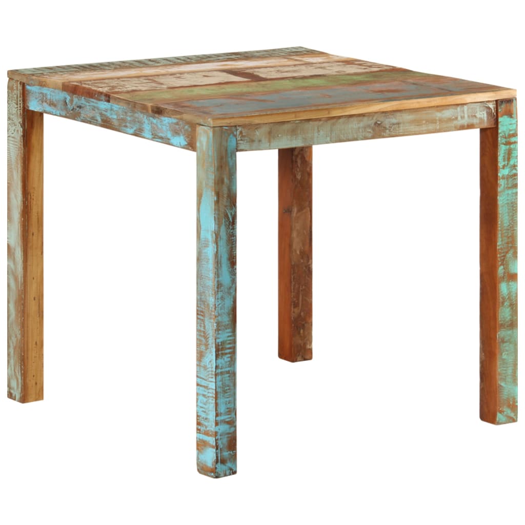 Table en Bois de Récupération Style Industriel-bois de récupération massif-1-82 x 80 x 76 cm-La-Fabrique-Industrielle