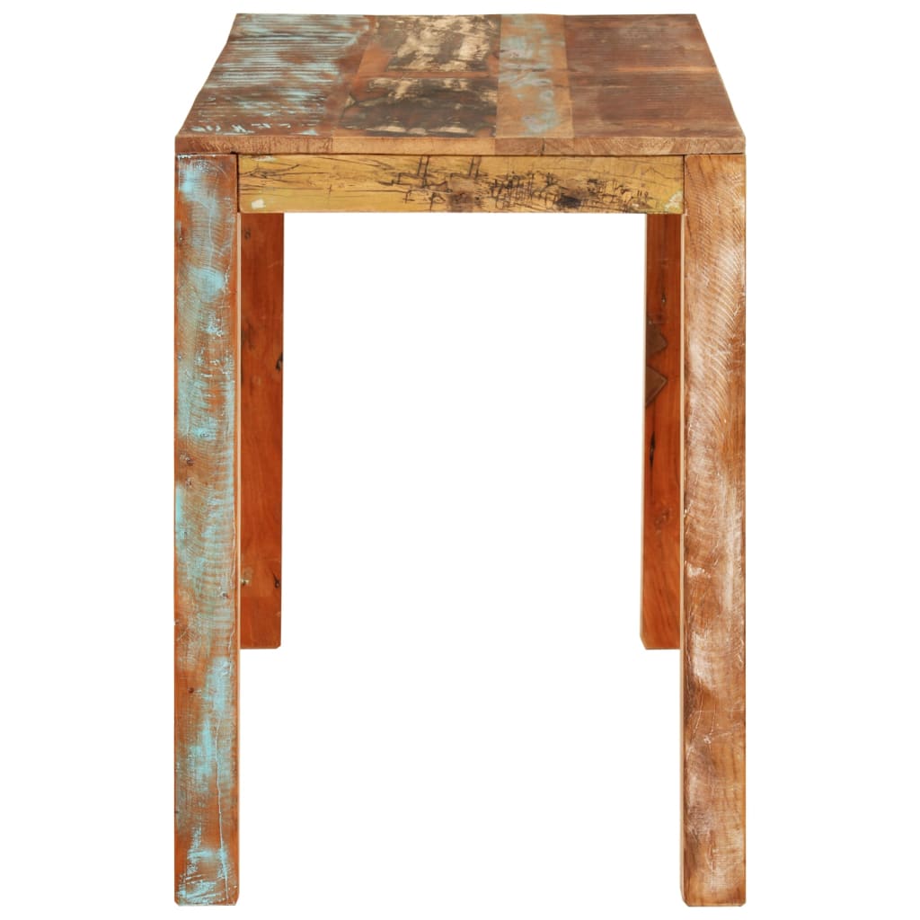 Table en Bois de Récupération Style Industriel-La-Fabrique-Industrielle