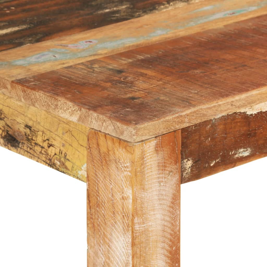 Table en Bois de Récupération Style Industriel-La-Fabrique-Industrielle