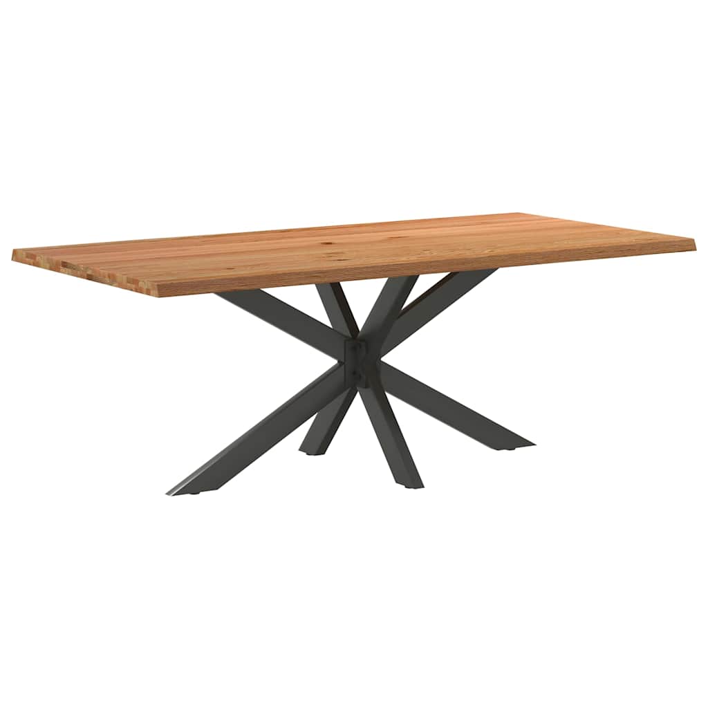 Table en Bois et Acier au Style Industriel-Anthracite-200 cm-1-La-Fabrique-Industrielle