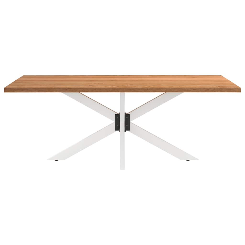 Table en Bois et Acier au Style Industriel-La-Fabrique-Industrielle