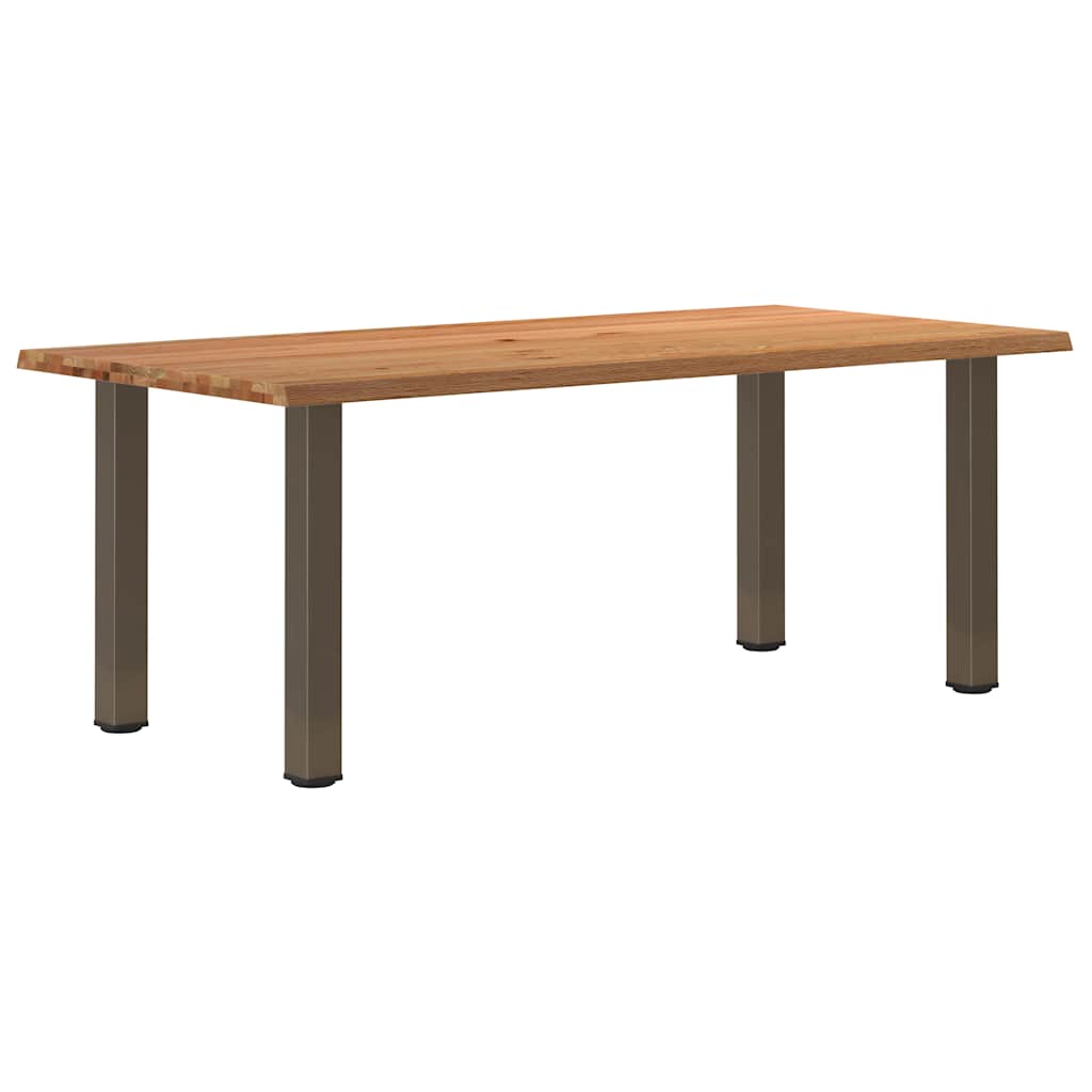 Table en Bois et Acier au Style Scandinave-100 cm-200 cm-1-La-Fabrique-Industrielle
