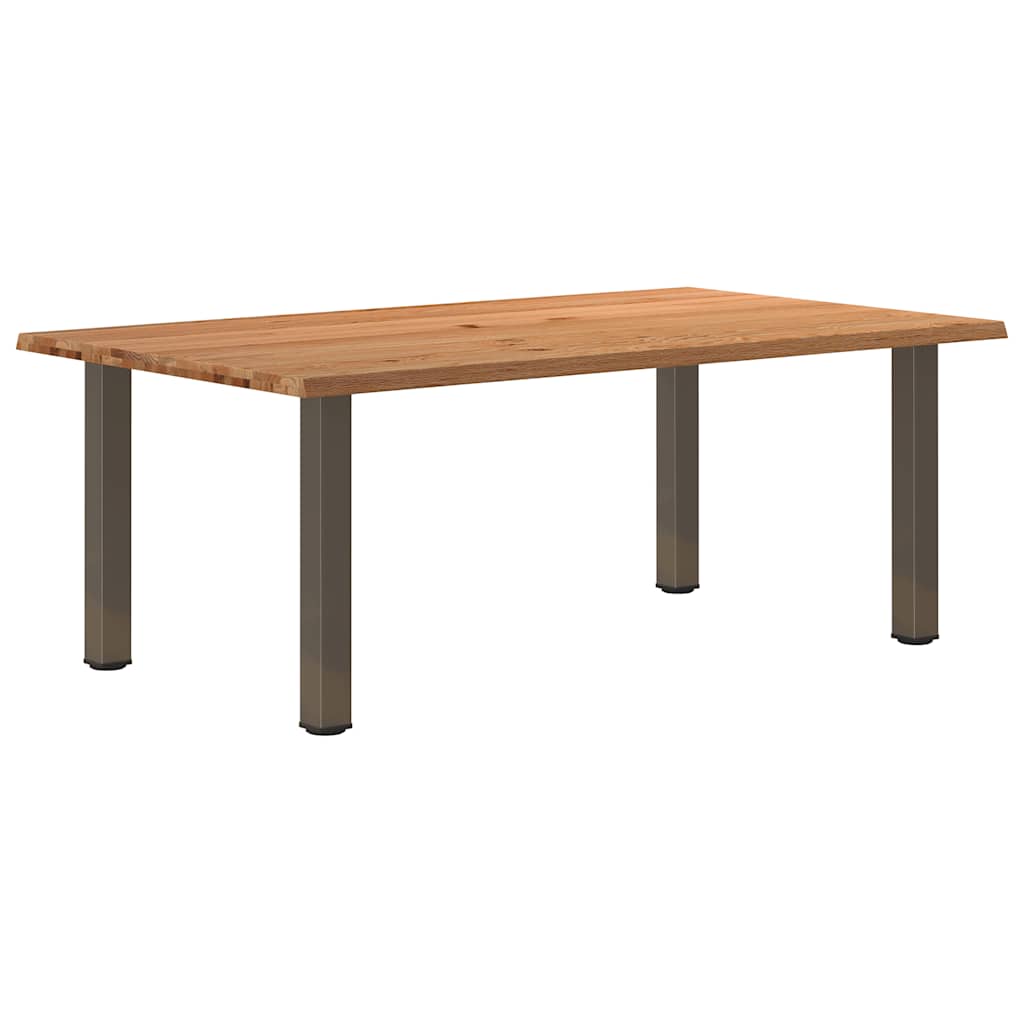 Table en Bois et Acier au Style Scandinave-120 cm-200 cm-1-La-Fabrique-Industrielle