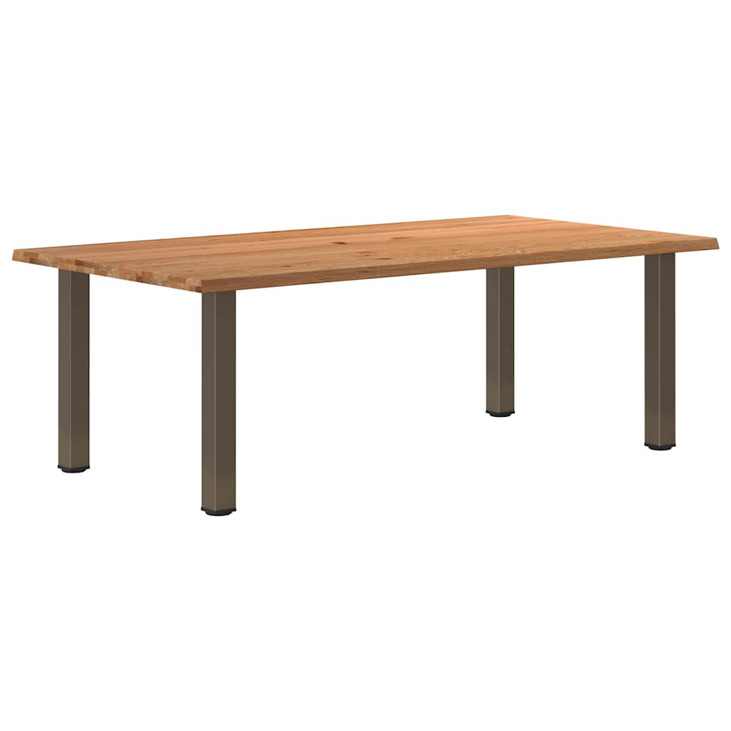 Table en Bois et Acier au Style Scandinave-120 cm-220 cm-1-La-Fabrique-Industrielle