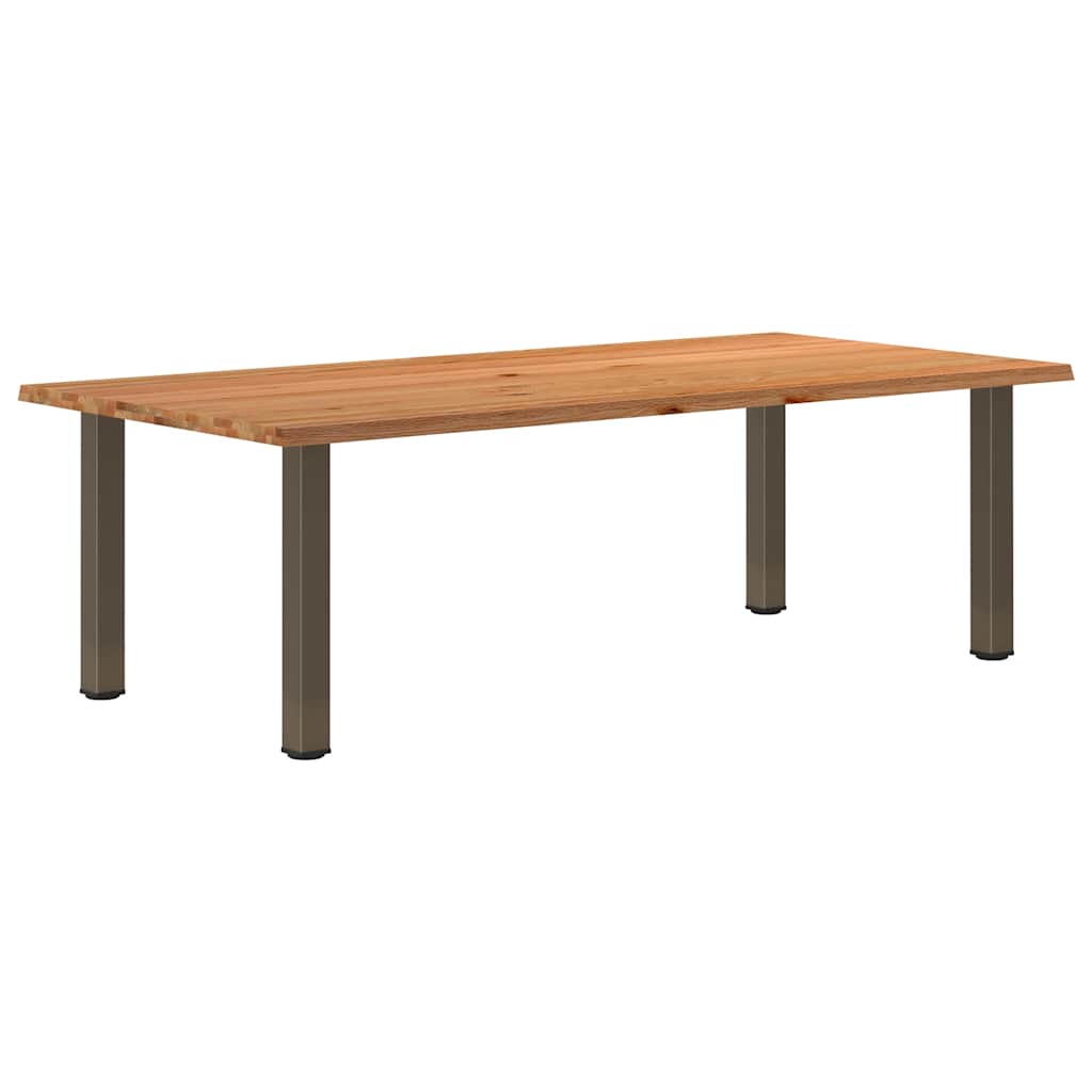 Table en Bois et Acier au Style Scandinave-120 cm-240 cm-1-La-Fabrique-Industrielle
