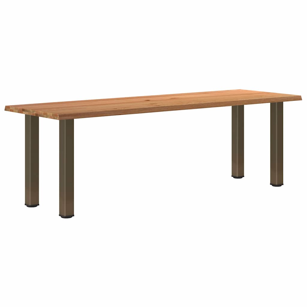 Table en Bois et Acier au Style Scandinave-80 cm-240 cm-1-La-Fabrique-Industrielle