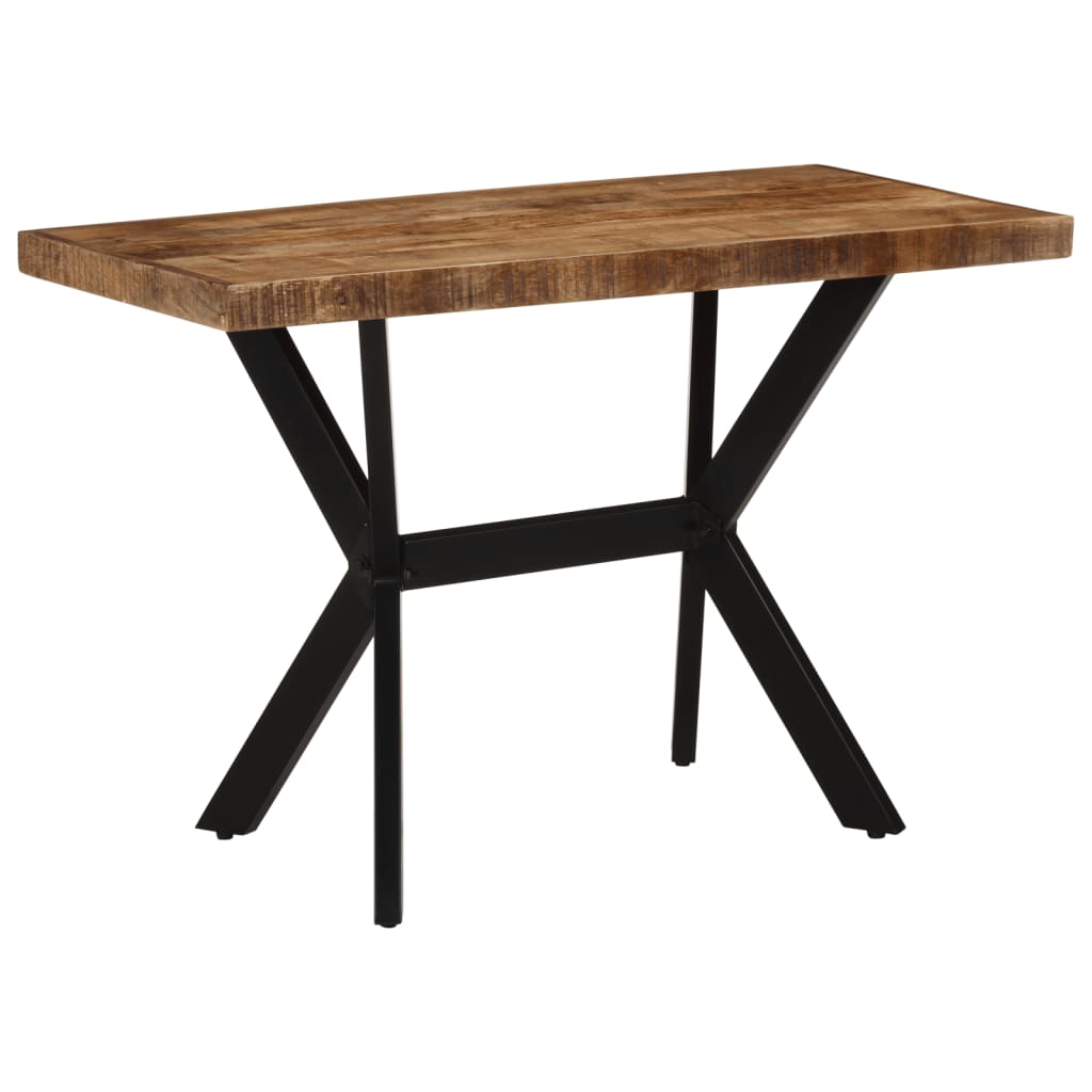 Table en Bois et Métal au Design Industriel-Marron-1-110 x 55 x 75 cm-La-Fabrique-Industrielle