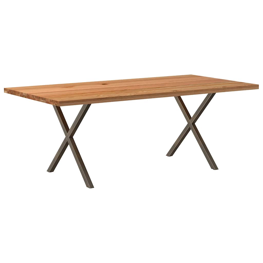 Table en Bois et Métal au Style Industriel-100 cm-200 cm-1-La-Fabrique-Industrielle