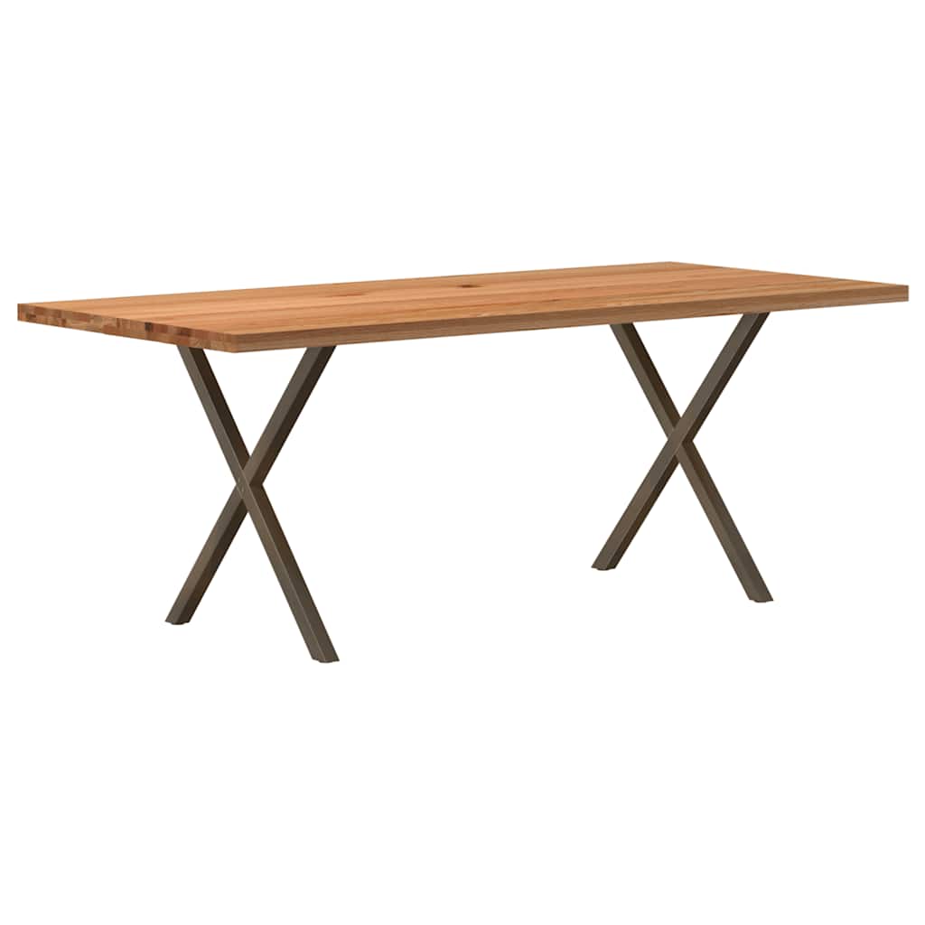 Table en Bois et Métal au Style Industriel-90 cm-200 cm-1-La-Fabrique-Industrielle