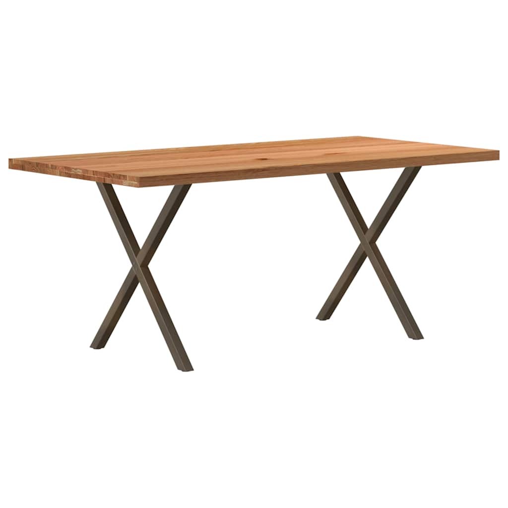 Table en Bois et Métal au Style Industriel-La-Fabrique-Industrielle