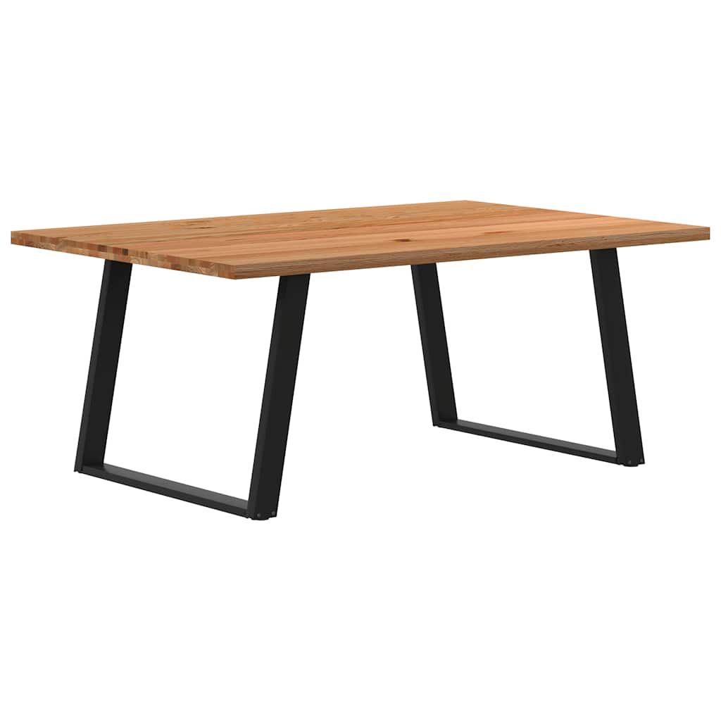 Table en Chêne Massif au Style Loft Industriel-120 cm-180 cm-1-La-Fabrique-Industrielle