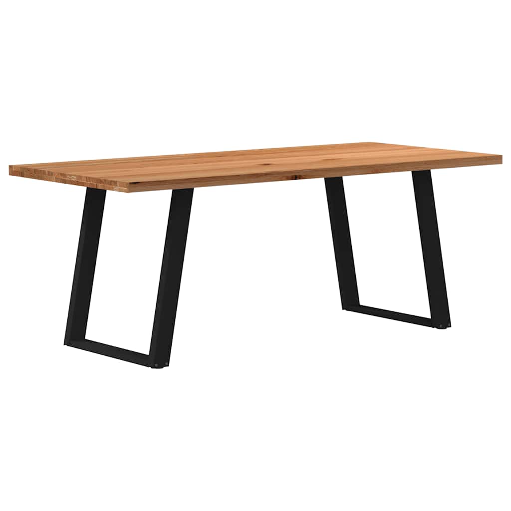 Table en Chêne Massif au Style Loft Industriel-La-Fabrique-Industrielle