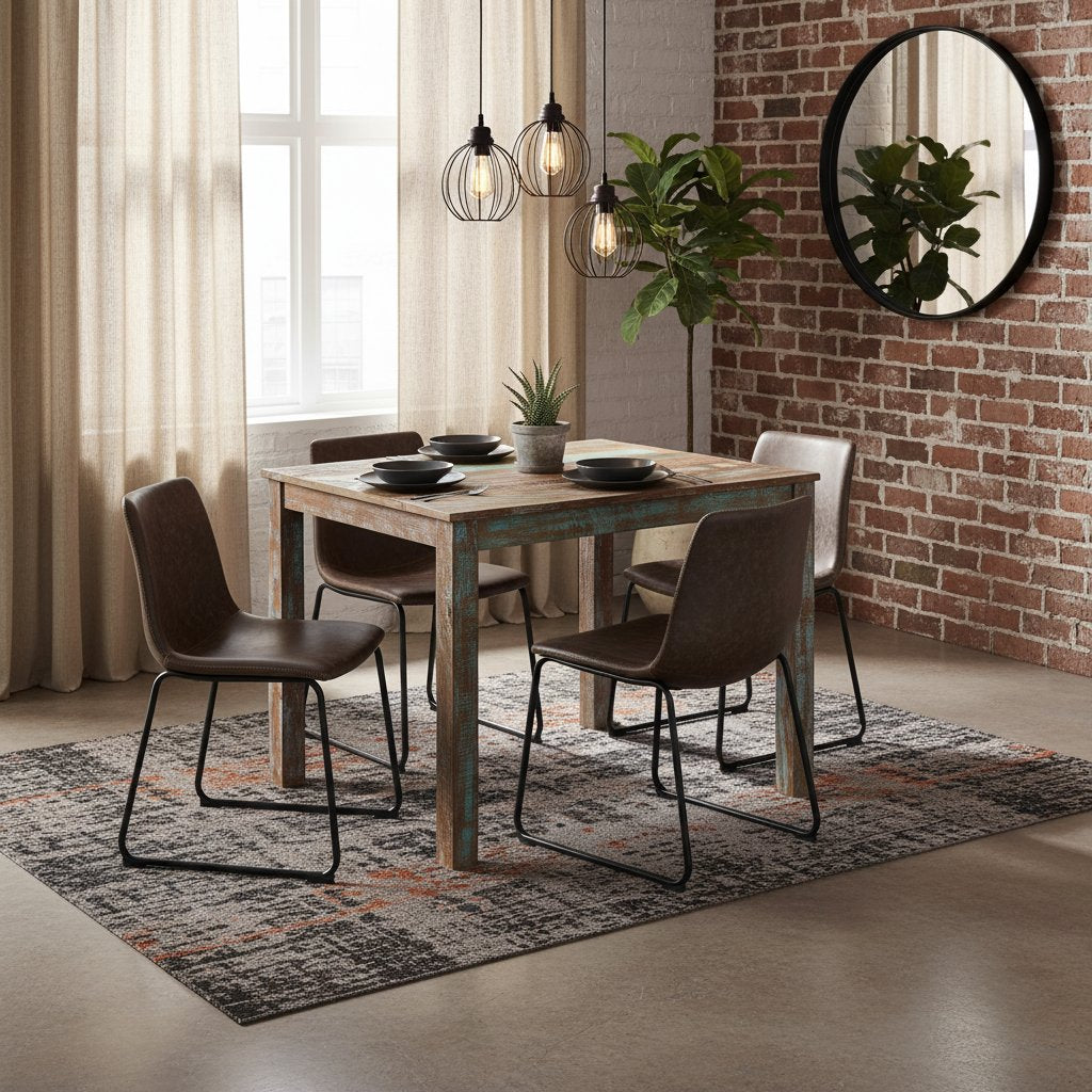 Table Authentique en Bois de Récupération