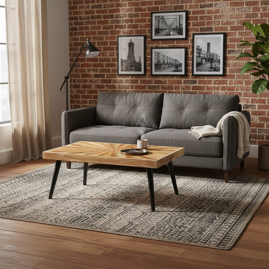 Table Basse en Bois de Manguier Massif Originale