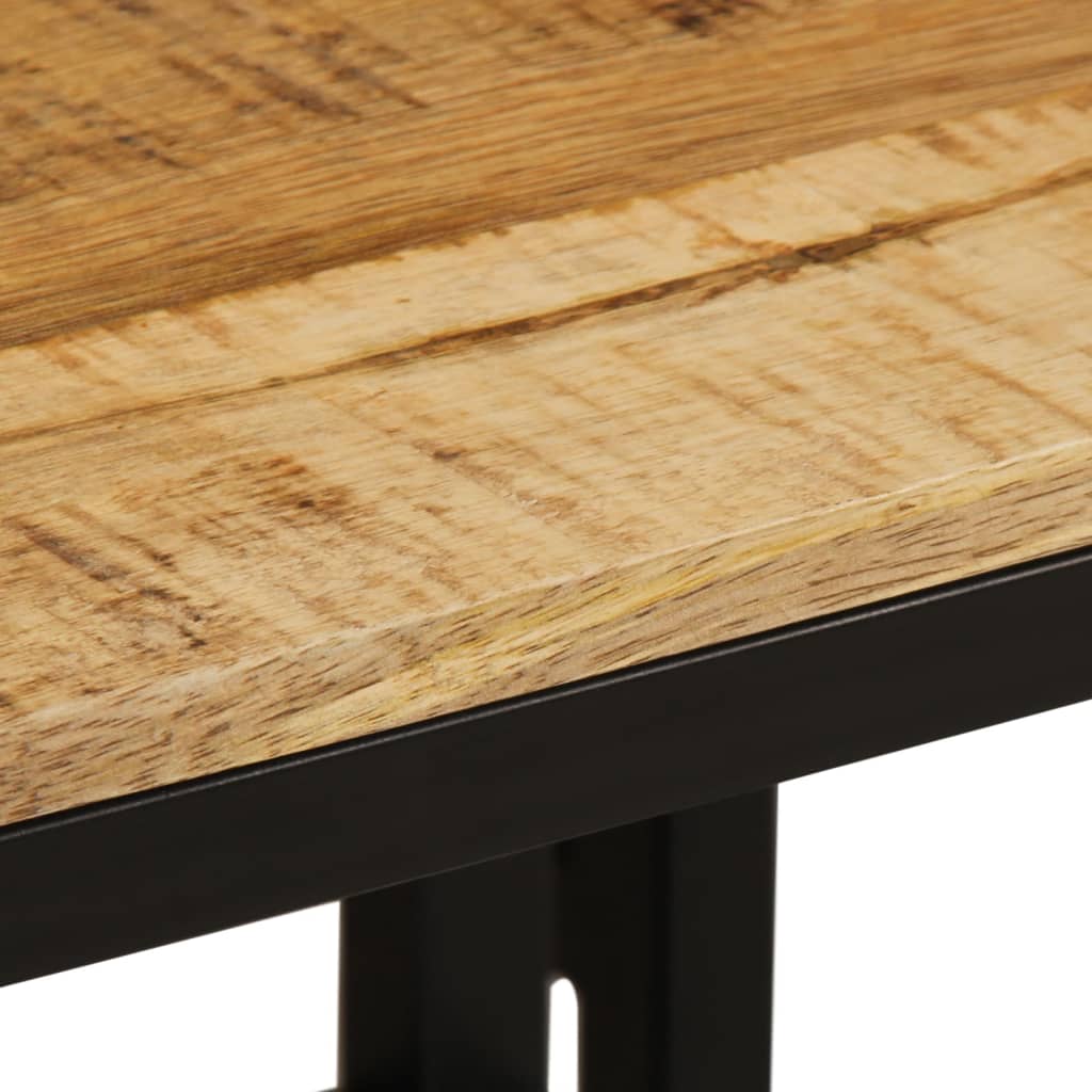 Tables d'Appoint Industrielle en Bois de Manguier et Métal-La-Fabrique-Industrielle