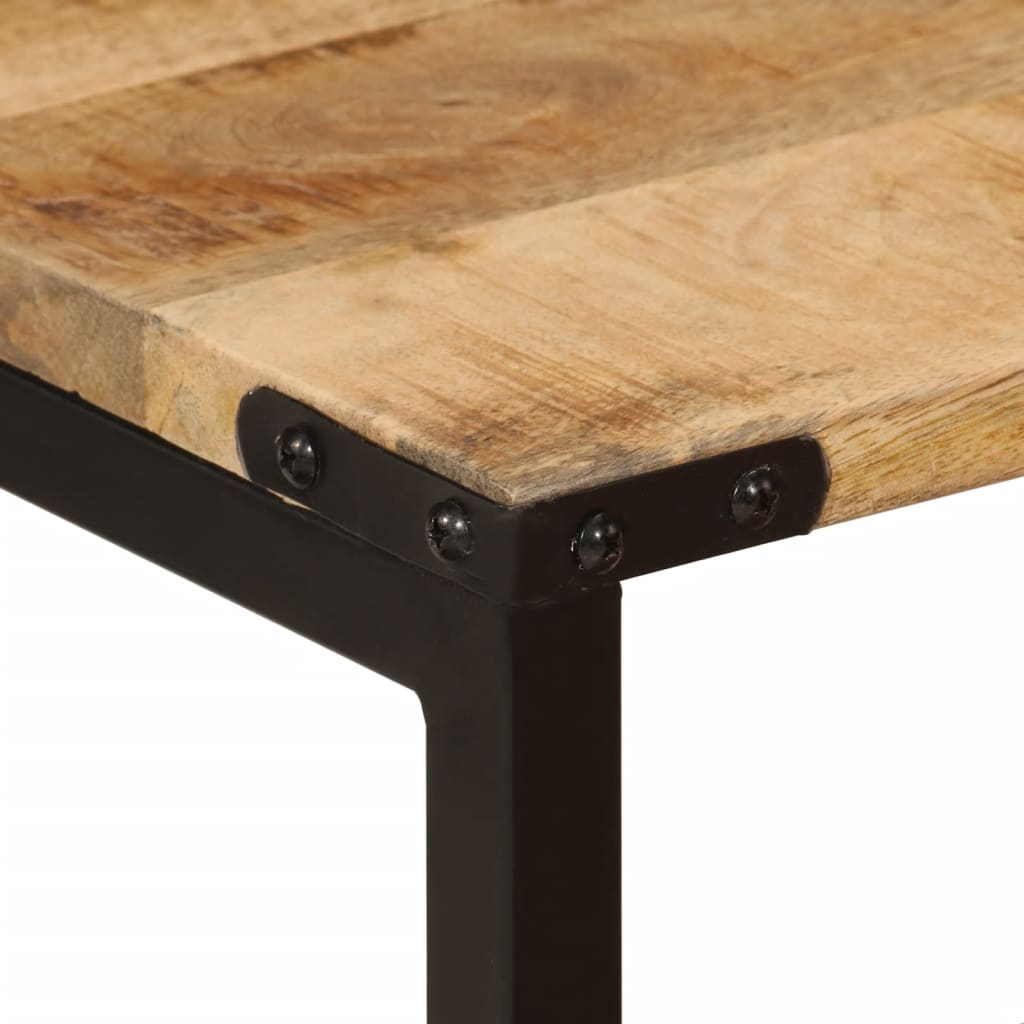 Tables d'Appoint Industrielle en Bois et Fer pour Salon-La-Fabrique-Industrielle
