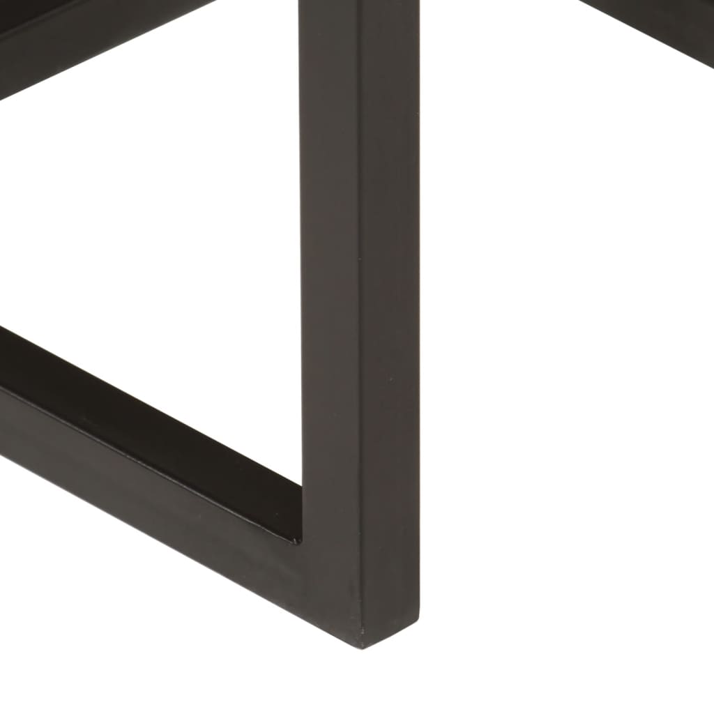 Tables d'Appoint Industrielle en Bois et Fer pour Salon-La-Fabrique-Industrielle