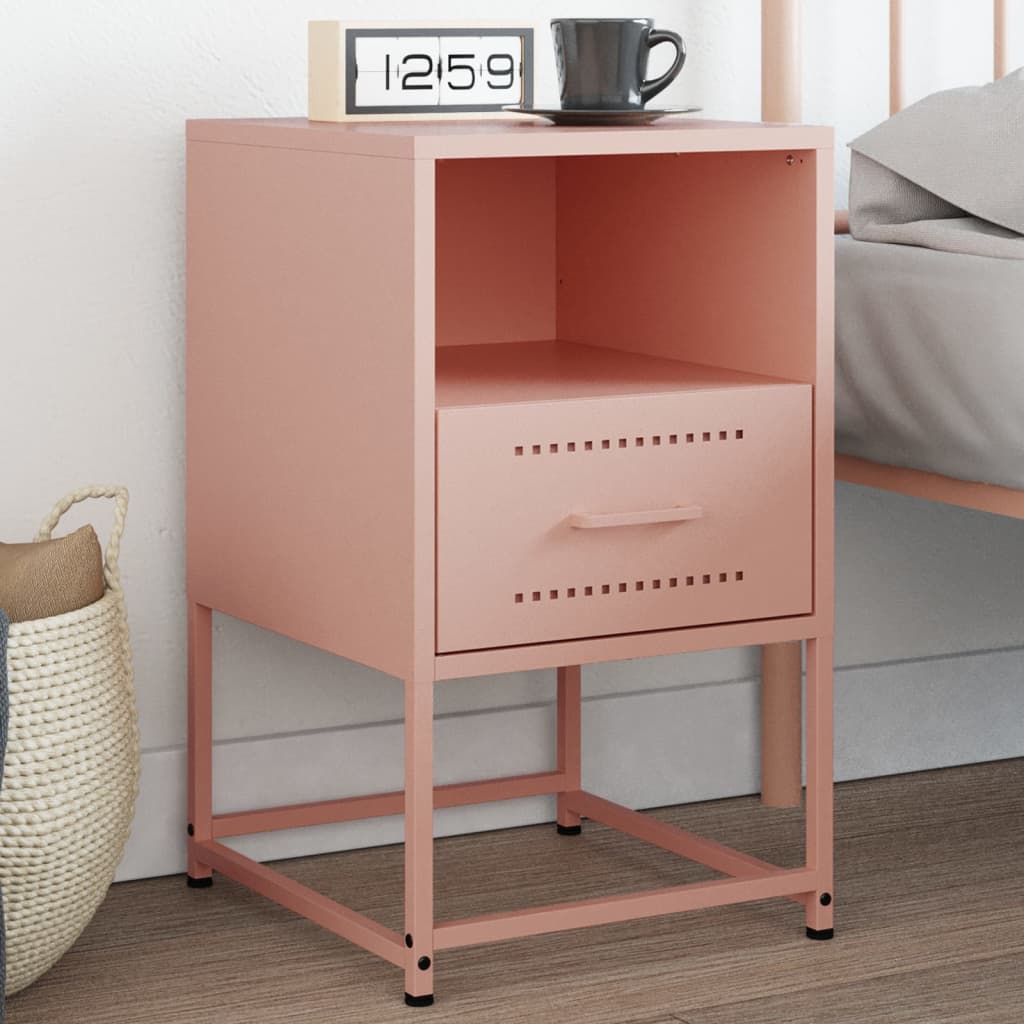 Tables de Chevet Industrielle en Métal Design-Rose-1-La-Fabrique-Industrielle
