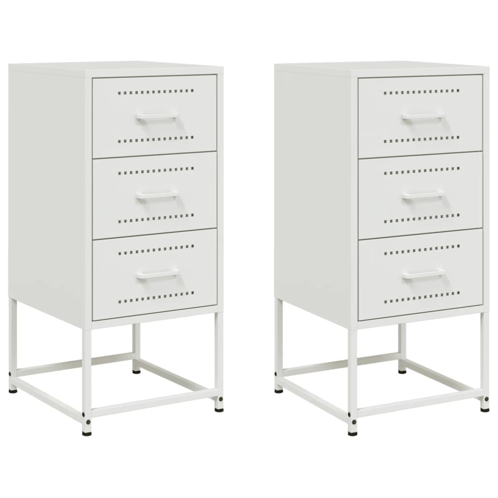 Tables de Chevet en Acier Type Industriel-La-Fabrique-Industrielle