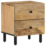 Tables de Chevet en Bois Naturel et Industriel-La-Fabrique-Industrielle