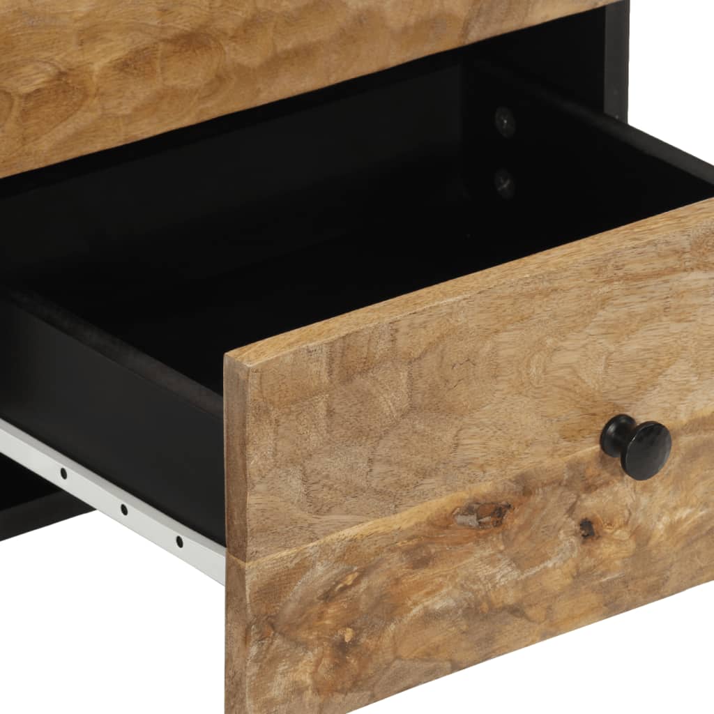 Tables de Chevet en Bois Naturel et Industriel-La-Fabrique-Industrielle