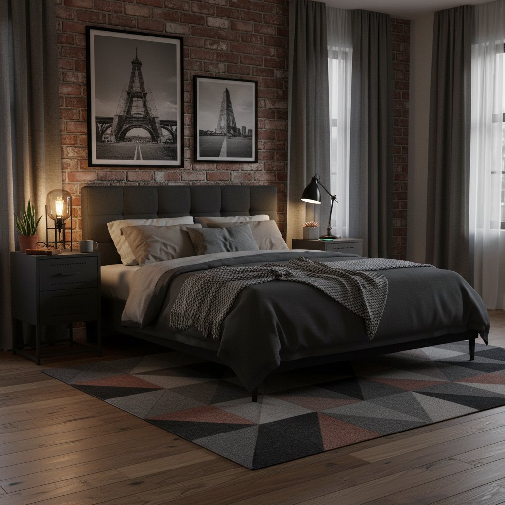 Tables de Nuit en Métal Style Industriel