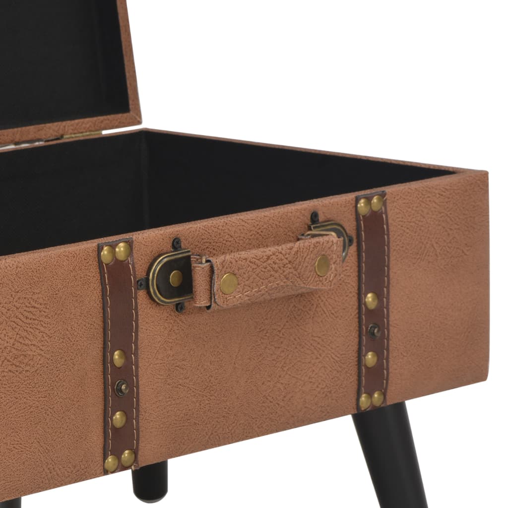 Tabouret De Rangement 40 Cm Similicuir-La-Fabrique-Industrielle