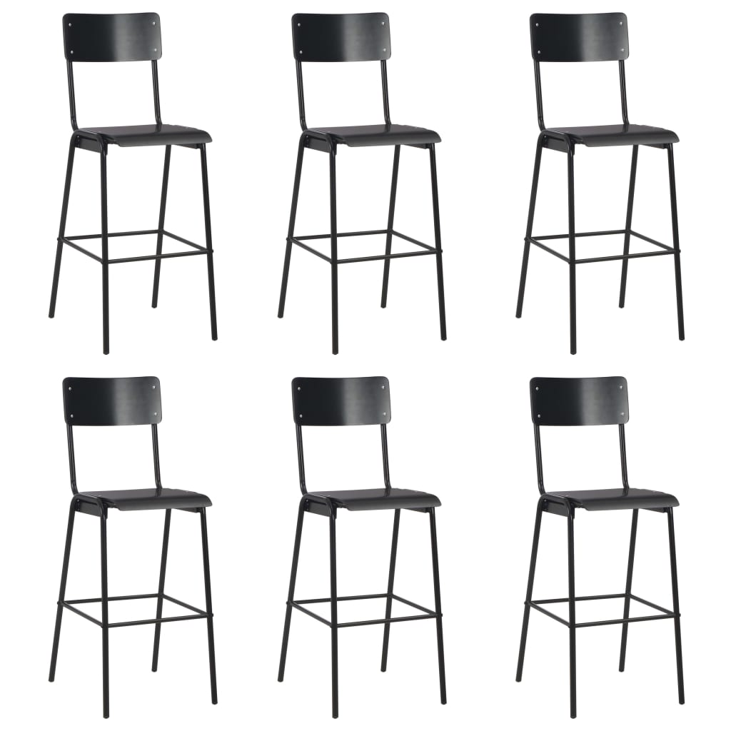 Tabouret Métallique Style Industriel-Noir-6-La-Fabrique-Industrielle