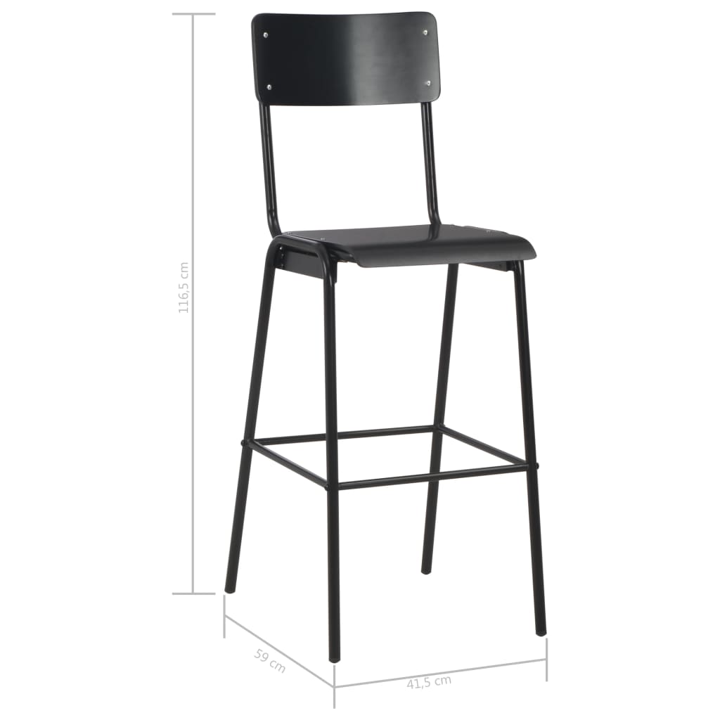 Tabouret Métallique Style Industriel-La-Fabrique-Industrielle