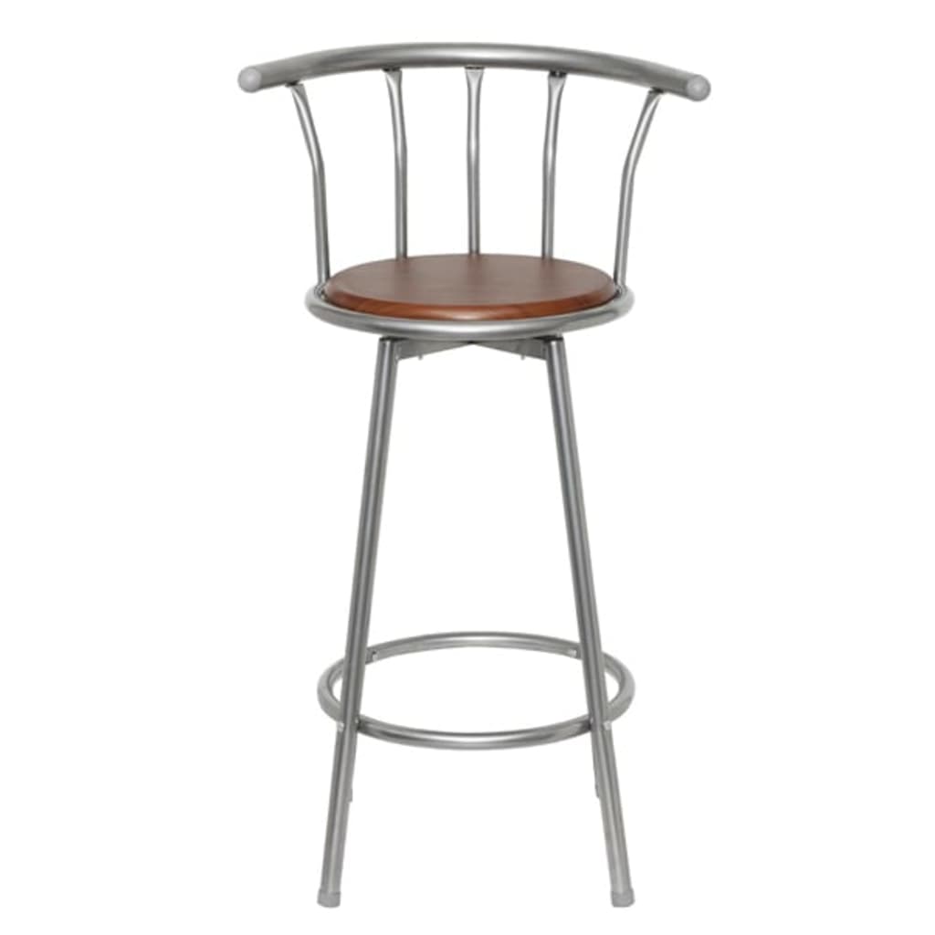 Tabouret de Bar Industriel avec Dossier en Métal-La-Fabrique-Industrielle