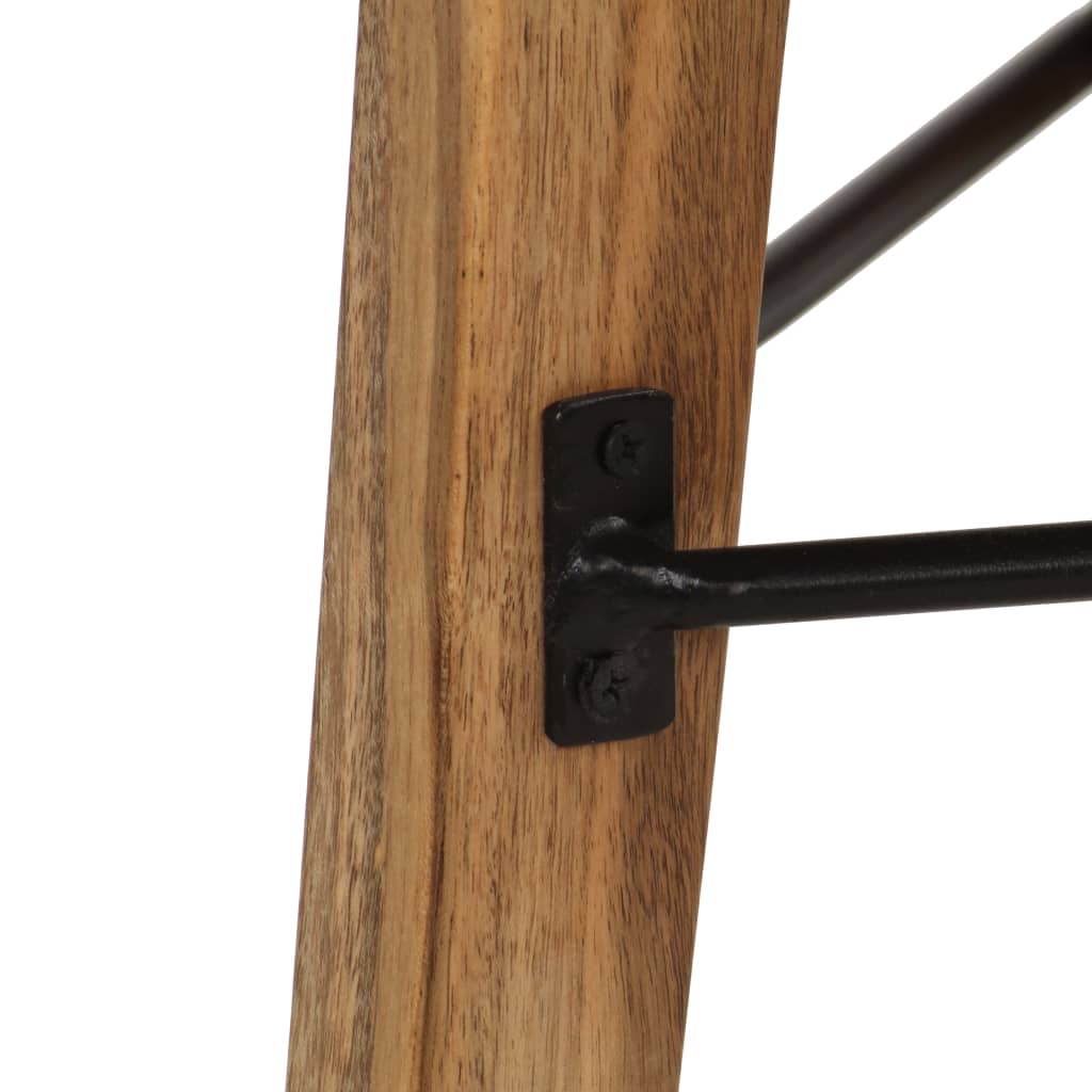 Tabouret de Bar Industriel en Bois d'Acacia et Métal-La-Fabrique-Industrielle
