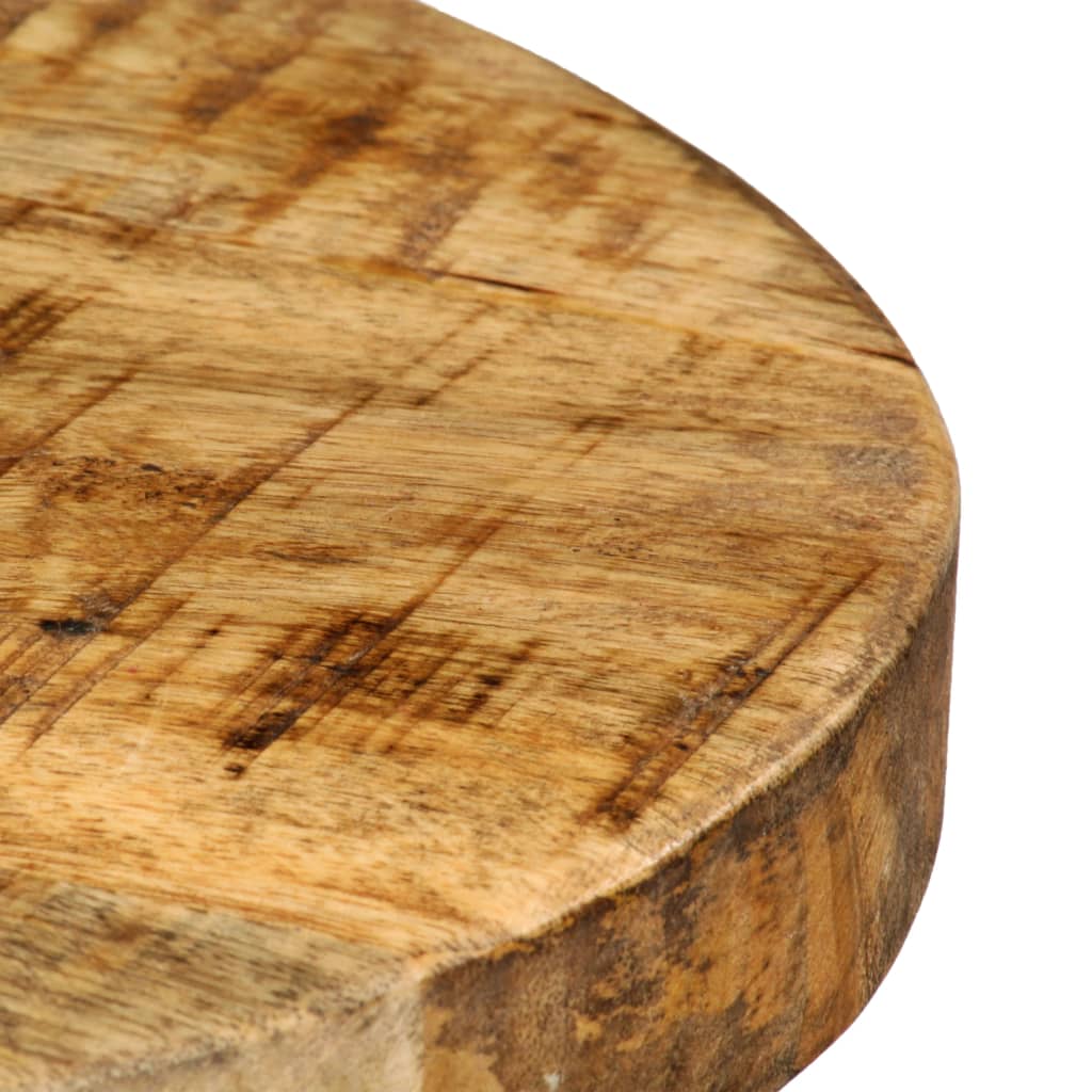 Tabouret de Bar Industriel en Métal et Bois de Manguier-La-Fabrique-Industrielle