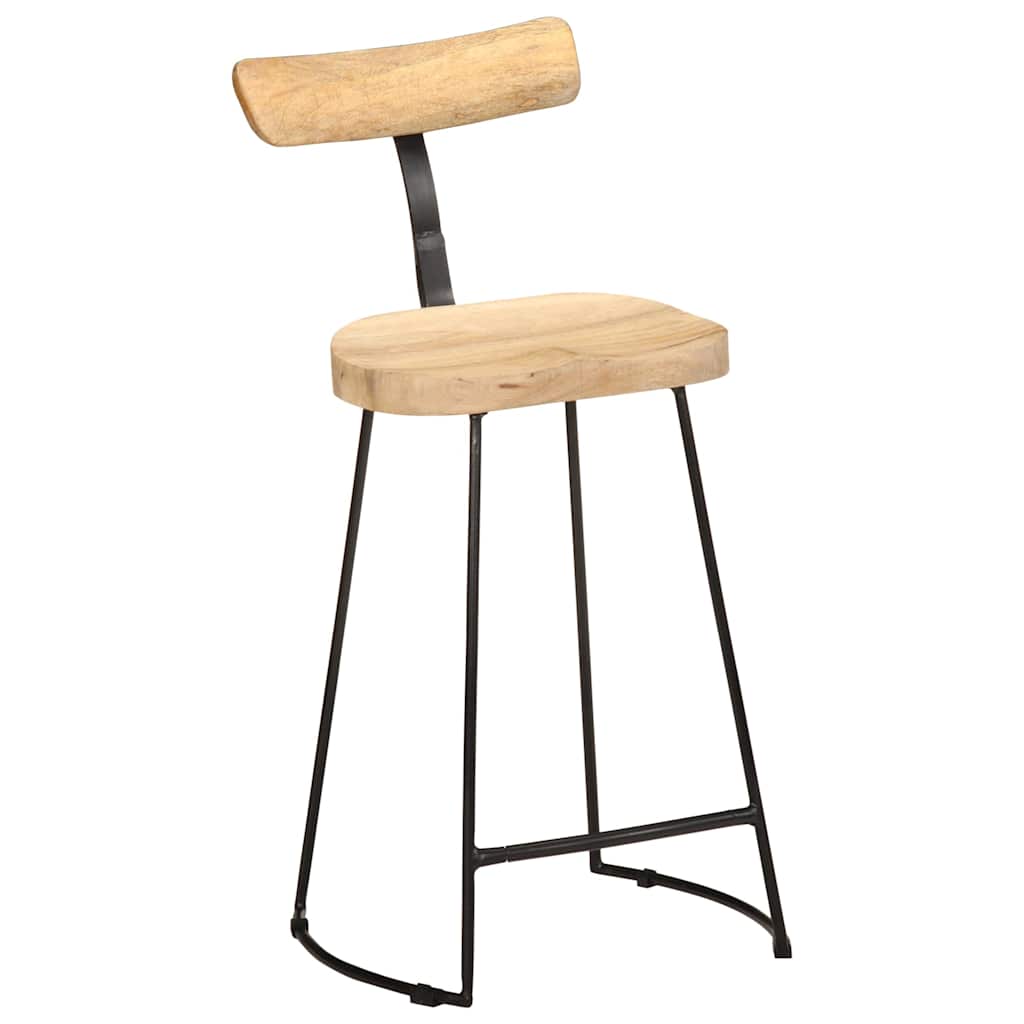 Tabouret de Bar en Bois et Métal Style Industriel-La-Fabrique-Industrielle