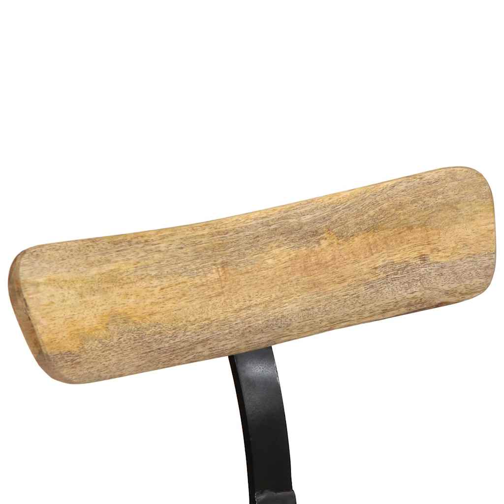 Tabouret de Bar en Bois et Métal Style Industriel-La-Fabrique-Industrielle