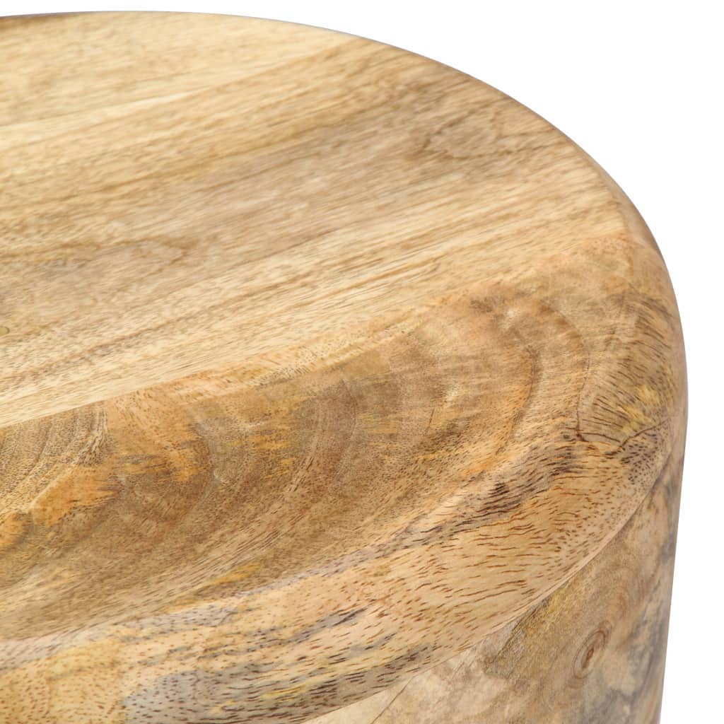 Tabouret en Bois de Manguier et Fer Style Industriel-La-Fabrique-Industrielle